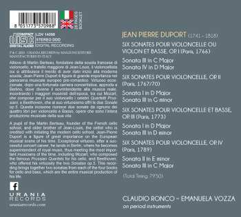 CD Claudio Ronco: Cello Sonatas Op. I, II. III & IV