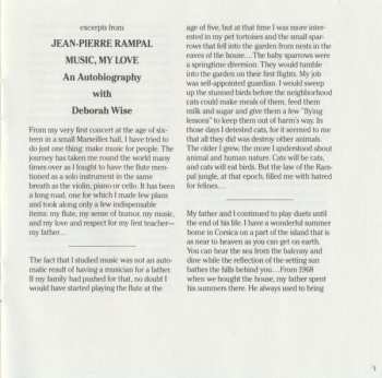 CD Jean-Pierre Rampal: Music, My Love