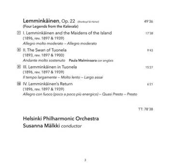 SACD Jean Sibelius: Karelia Sutie / Rakastava / Lemminkäinen