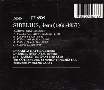 CD Göteborgs Symfoniker: Kullervo, Op.7