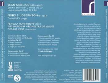 CD Jean Sibelius: Violin Concerto, Op. 47; Humoresques, Opp. 87 & 89; Celestial Voyage