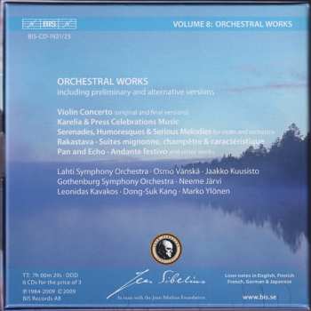6CD/Box Set Jean Sibelius: Orchestral Works