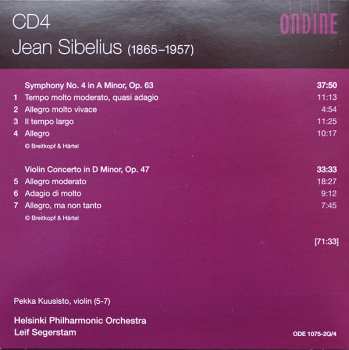 4CD/Box Set Jean Sibelius: Sibelius Complete Symphonies • Violin Concerto • Finlandia