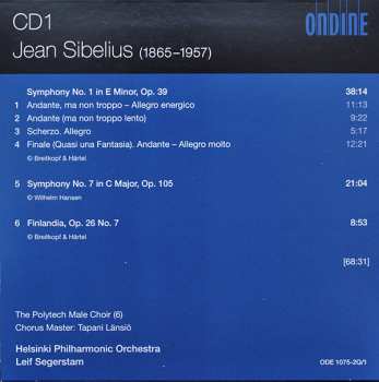 4CD/Box Set Jean Sibelius: Sibelius Complete Symphonies • Violin Concerto • Finlandia
