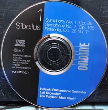 4CD/Box Set Jean Sibelius: Sibelius Complete Symphonies • Violin Concerto • Finlandia