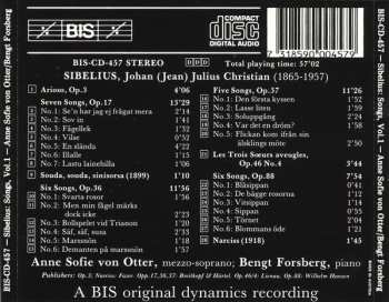 CD Anne Sofie Von Otter: Songs, Volume 1