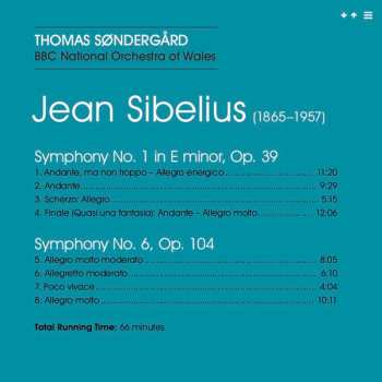 CD Jean Sibelius: Symphonies 1 & 6