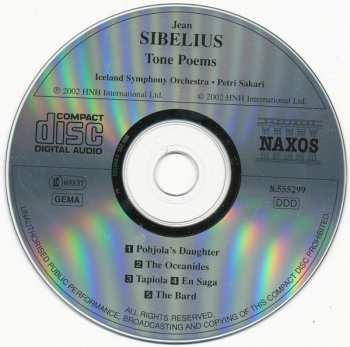 CD Jean Sibelius: Tone Poems - Tapiola - En Saga - The Occeanides