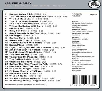 CD Jeannie C. Riley: Tell The Truth And Shame The Devil