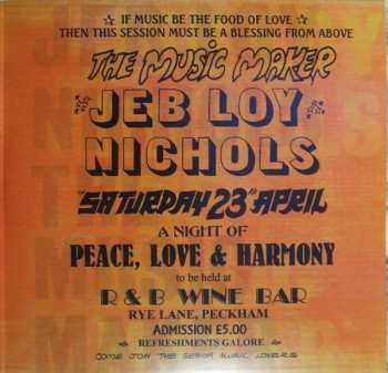 2LP Jeb Loy Nichols: The Music Maker