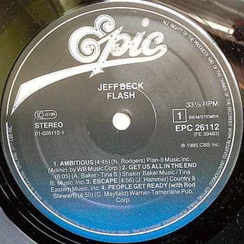 LP Jeff Beck: Flash