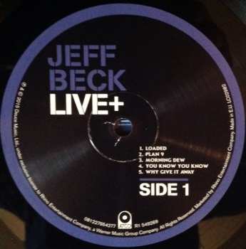 2LP Jeff Beck: Live+