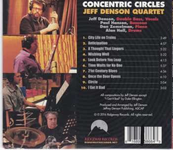 CD Jeff Denson Quartet: Concentric Circles