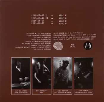2LP Jeff Parker: Mondays At The Enfield Tennis Academy LTD