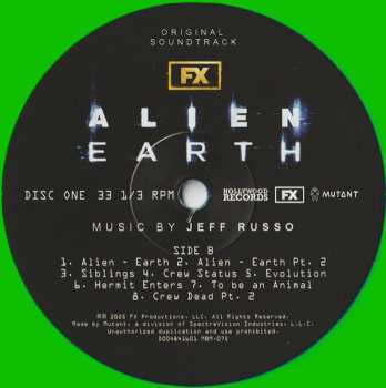 2LP Jeff Russo: Alien: Earth (Original Soundtrack) CLR