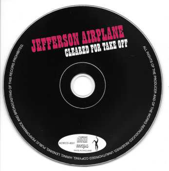 CD Jefferson Airplane: Cleared For Take Off