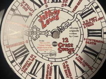 LP Jeffrey Lewis: 12 Crass Songs