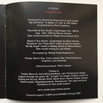 CD Jens Lysdal: A Matter Of Time