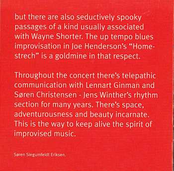 CD Jens Winther Trio: Standards