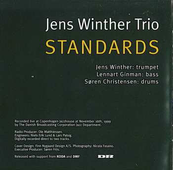 CD Jens Winther Trio: Standards