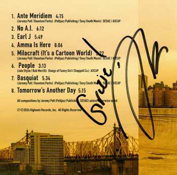 CD Jeremy Pelt: Tomorrow's Another Day