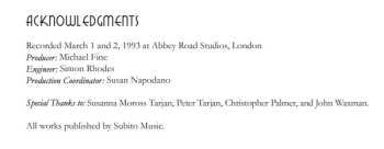 CD The London Symphony Orchestra: Symphony No. 1; The Last Judgement; Variations on a Waltz for Orchestra