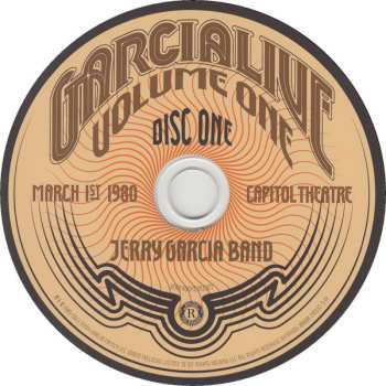 3CD The Jerry Garcia Band: GarciaLive Volume One (March 1st, 1980 Capitol Theatre)
