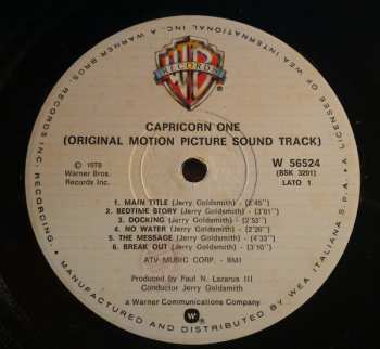 LP Jerry Goldsmith: Capricorn One: Original Motion Picture Sound Track
