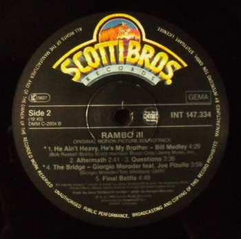 LP Jerry Goldsmith: Rambo III (Original Motion Picture Soundtrack)