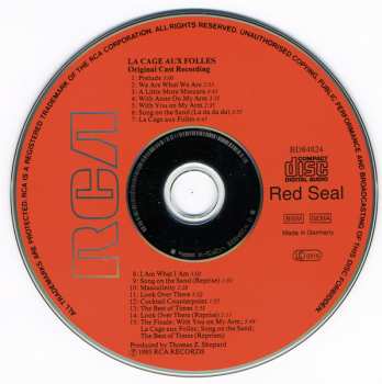 CD Jerry Herman: La Cage Aux Folles (The Broadway Musical) - Original Cast Recording