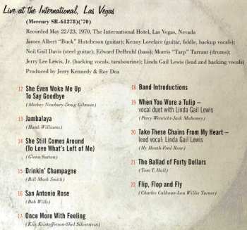 3CD Jerry Lee Lewis: The Killer Live! 1964 - 1970 LTD