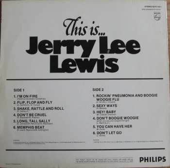 LP Jerry Lee Lewis: This Is
