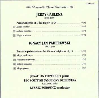 CD BBC Scottish Symphony Orchestra: Piano Concerto In D Flat, Op 25 • Polish Fantasy, Op 19