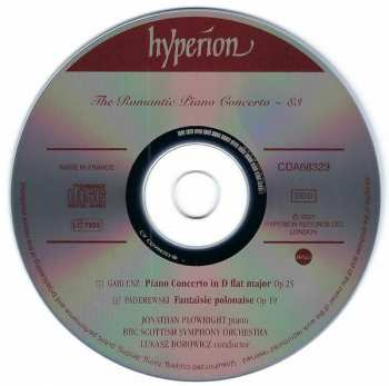 CD BBC Scottish Symphony Orchestra: Piano Concerto In D Flat, Op 25 • Polish Fantasy, Op 19