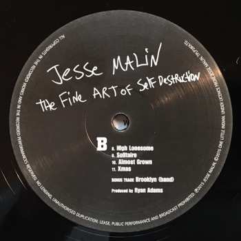 2LP Jesse Malin: The Fine Art Of Self Destruction LTD