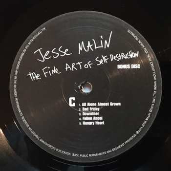 2LP Jesse Malin: The Fine Art Of Self Destruction LTD