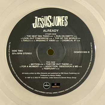 LP Jesus Jones: Already CLR