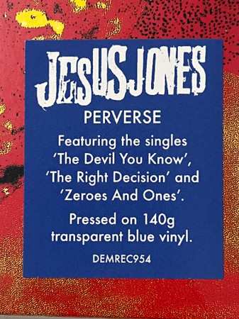 LP Jesus Jones: Perverse CLR
