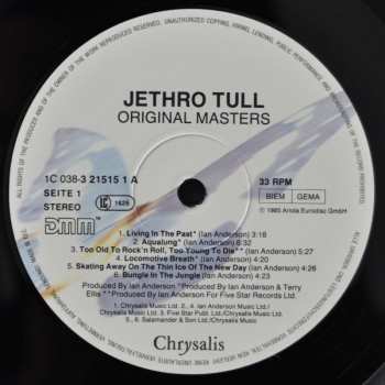 LP Jethro Tull: Original Masters