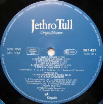 LP Jethro Tull: Original Masters
