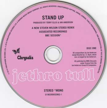 2CD/DVD Jethro Tull: Stand Up (The Elevated Edition) DLX