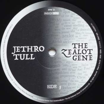 2LP/CD Jethro Tull: The Zealot Gene