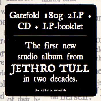 2LP/CD Jethro Tull: The Zealot Gene