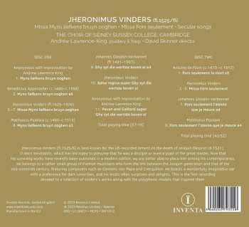2CD David Skinner: Missa Myns Liefkens Bruyn Ooghen; Missa Fors Seulement; Secular Songs