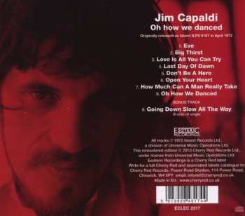 CD Jim Capaldi: Oh How We Danced