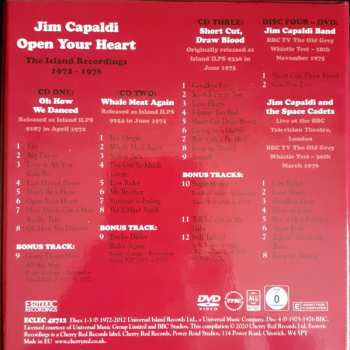 3CD/DVD/Box Set Jim Capaldi: Open Your Heart – The Island Recordings 1972-1976