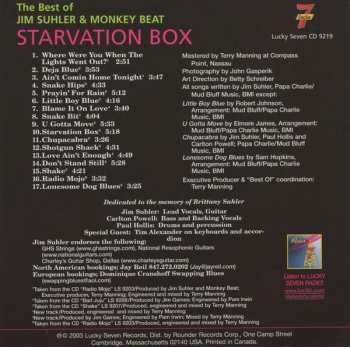 CD Jim Suhler And Monkey Beat: Starvation Box  - The Best Of Jim Suhler & Monkey Beat