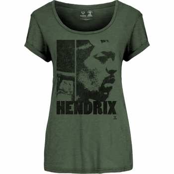 Merch Jimi Hendrix: Women's Scoop Neck T-shirt Let Me Live 