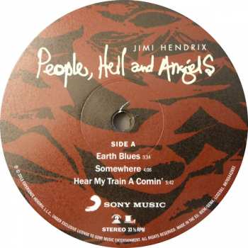 2LP Jimi Hendrix: People, Hell And Angels