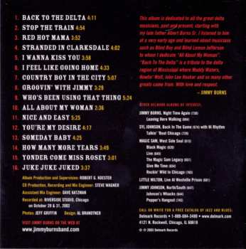 CD Jimmy Burns: Back To The Delta